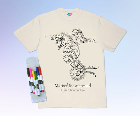 Kidz T'z Color & Wear Mermaid Design