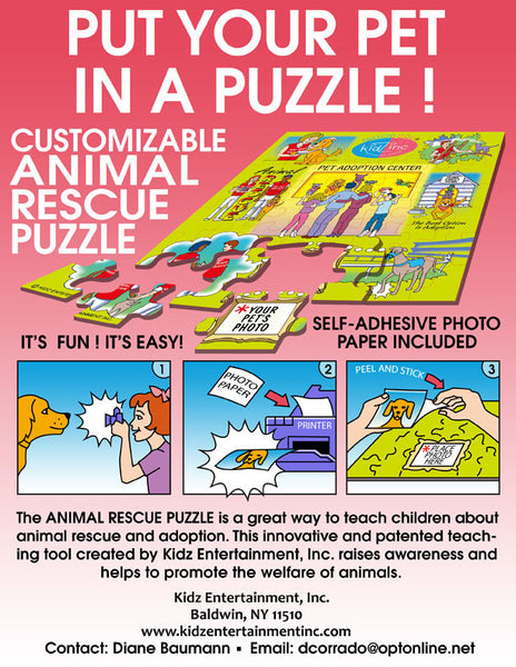 Customizable Animal Rescue Puzzle