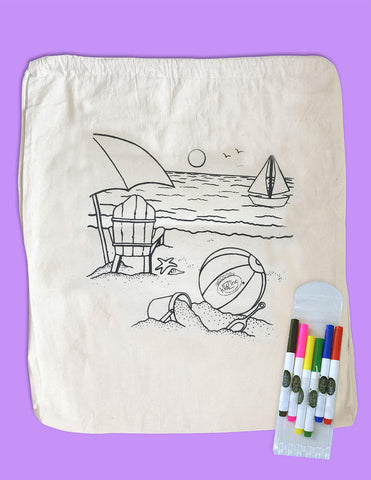 Beach Scene Backpack