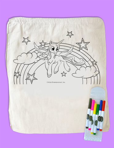 Kidz T'z Backpack w Washable Markers - Unicorn Design