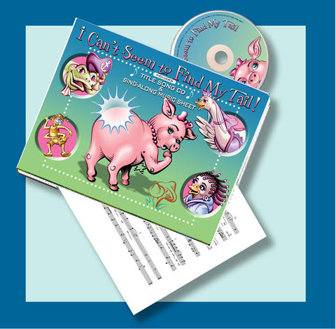 Pansie the Piglet Picture Book "I Can't Seem To Find My Tail"